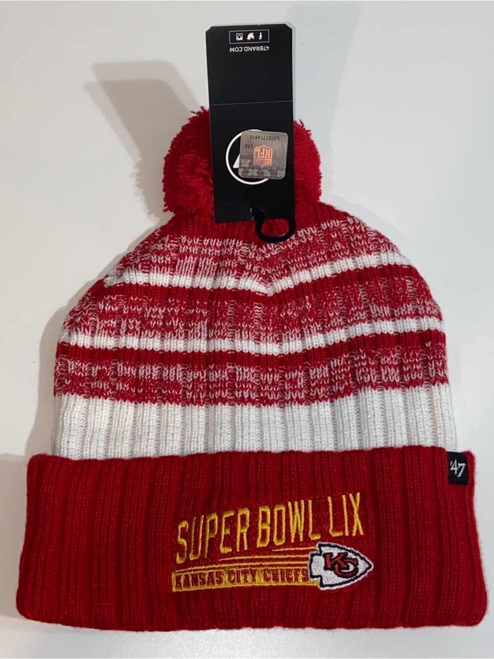 ‘47 Brand Kansas City Chiefs Super Bowl LIX Winter Knit Hat
